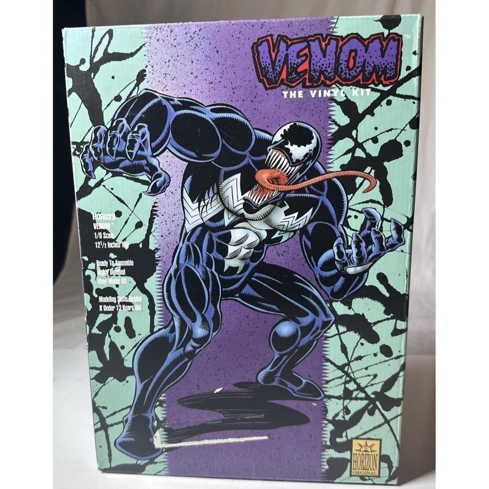 Venom Statue Vinyl Model Kit Marvel 1992 Horizon Complete Japan (48A)